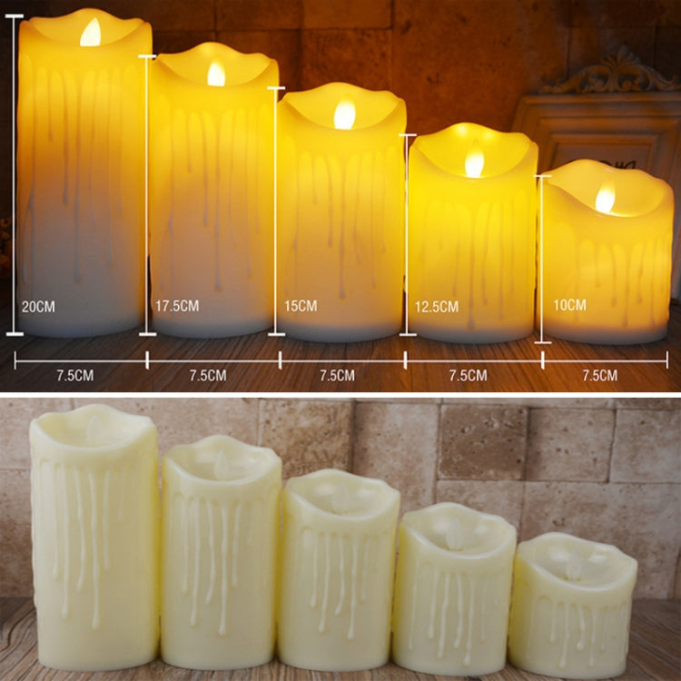 LED Electronic Candle Lights Halloween Christmas Decoration Props, Size: