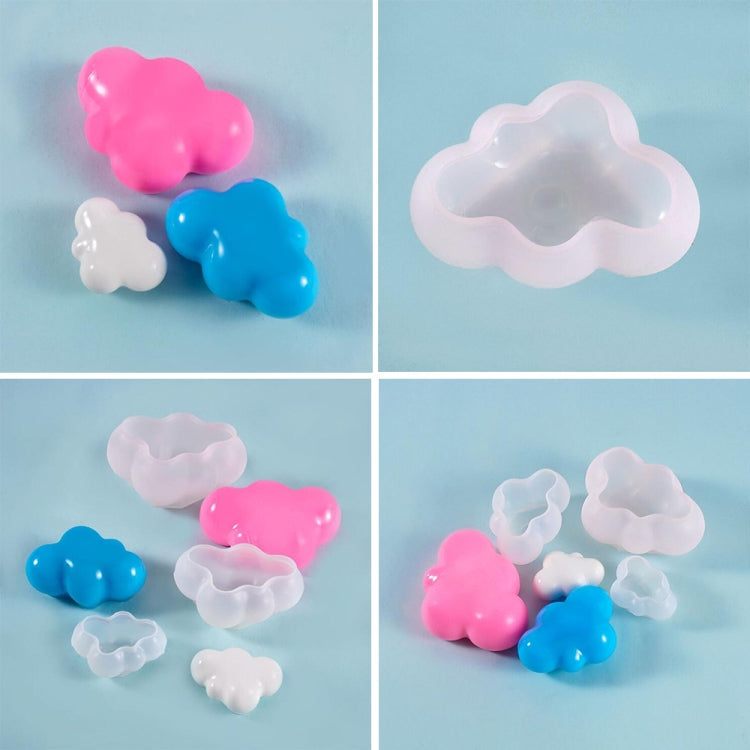 2 PCS Cloud DIY Mirror Silicone Mold, Specification: Large