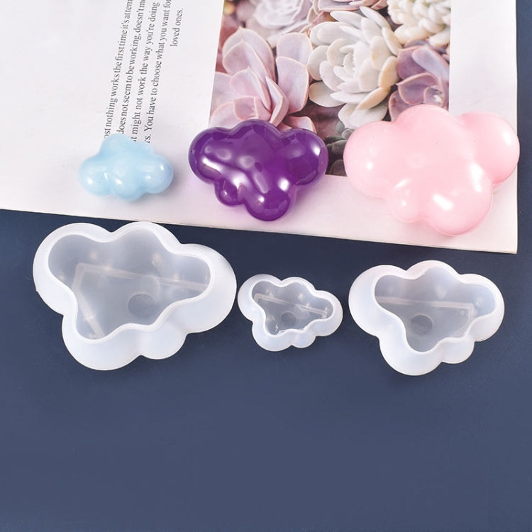 2 PCS Cloud DIY Mirror Silicone Mold, Specification: Large-Reluova