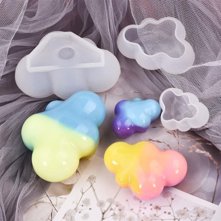 2 PCS Cloud DIY Mirror Silicone Mold, Specification: Large