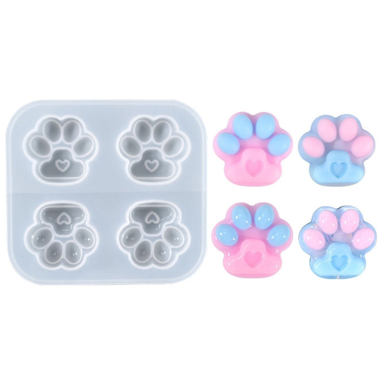 04 Little Cat Claw DIY Crystal Epoxy Jewelry Silicone Mold