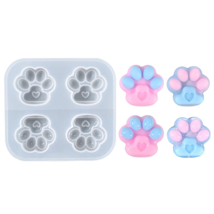 04 Little Cat Claw DIY Crystal Epoxy Jewelry Silicone Mold