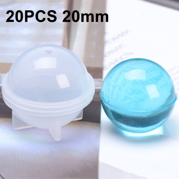 Crystal Epoxy Ball Silicone Mould DIY Handmade Jewelry Sphere Making Mould My Store