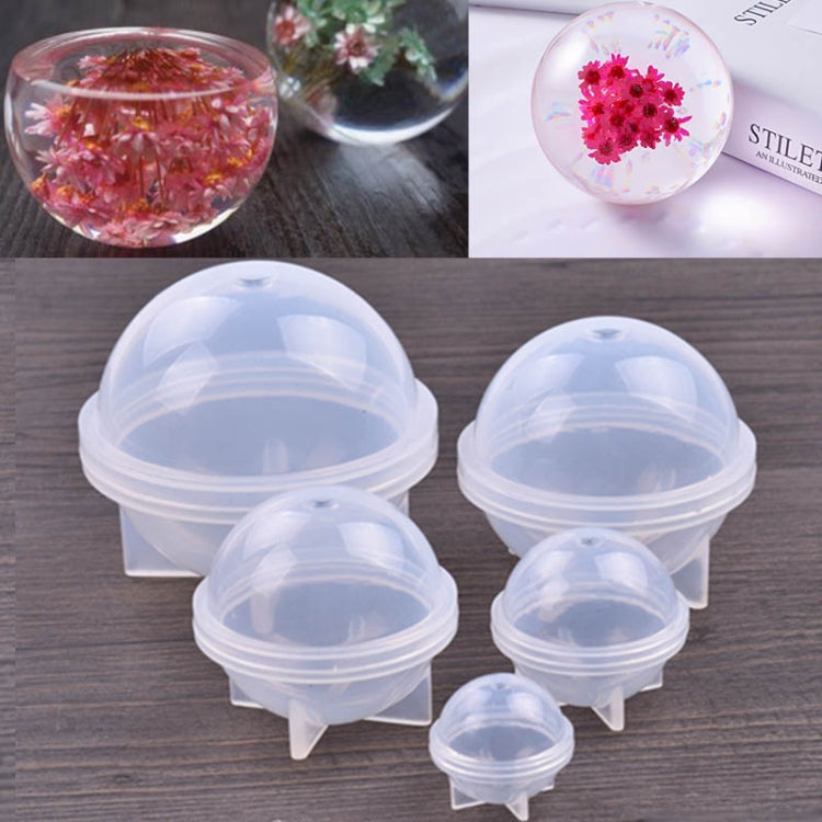 Crystal Epoxy Ball Silicone Mould DIY Handmade Jewelry Sphere Making Mould