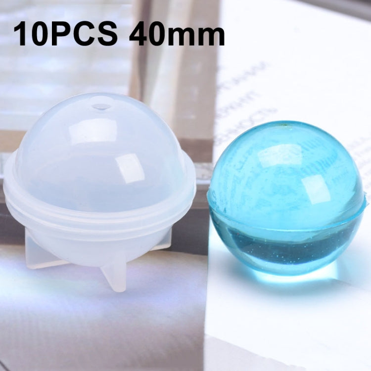 Crystal Epoxy Ball Silicone Mould DIY Handmade Jewelry Sphere Making Mould