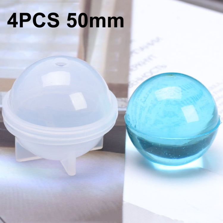 Crystal Epoxy Ball Silicone Mould DIY Handmade Jewelry Sphere Making Mould