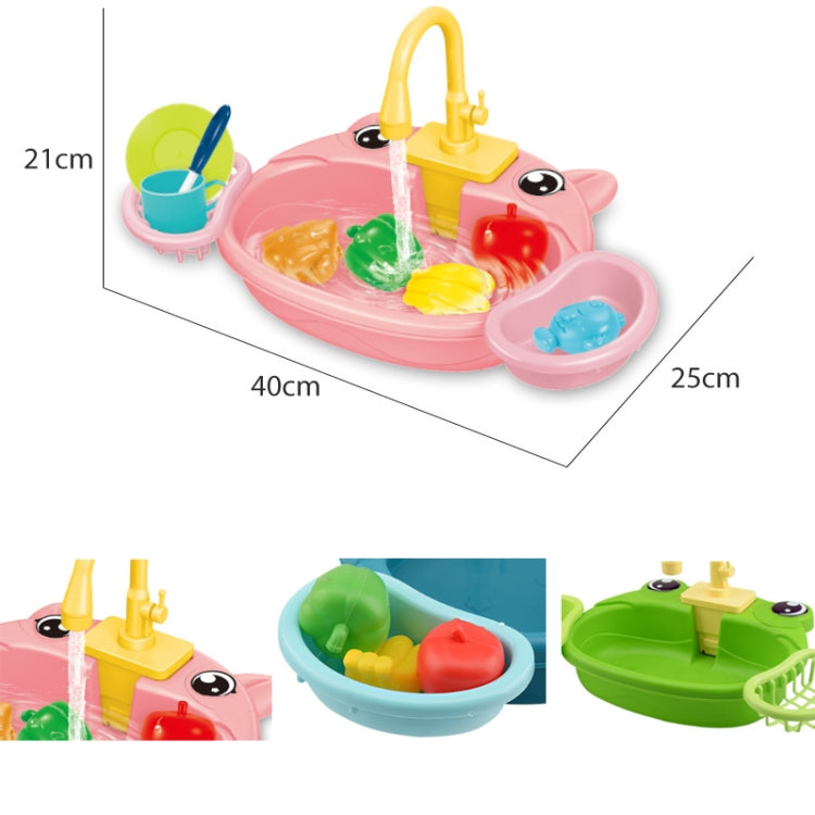 Children Kitchen Toys Electric Circulating Water Dishwasher Reluova