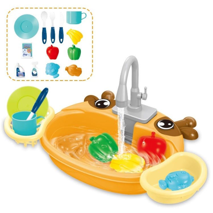 Children Kitchen Toys Electric Circulating Water Dishwasher