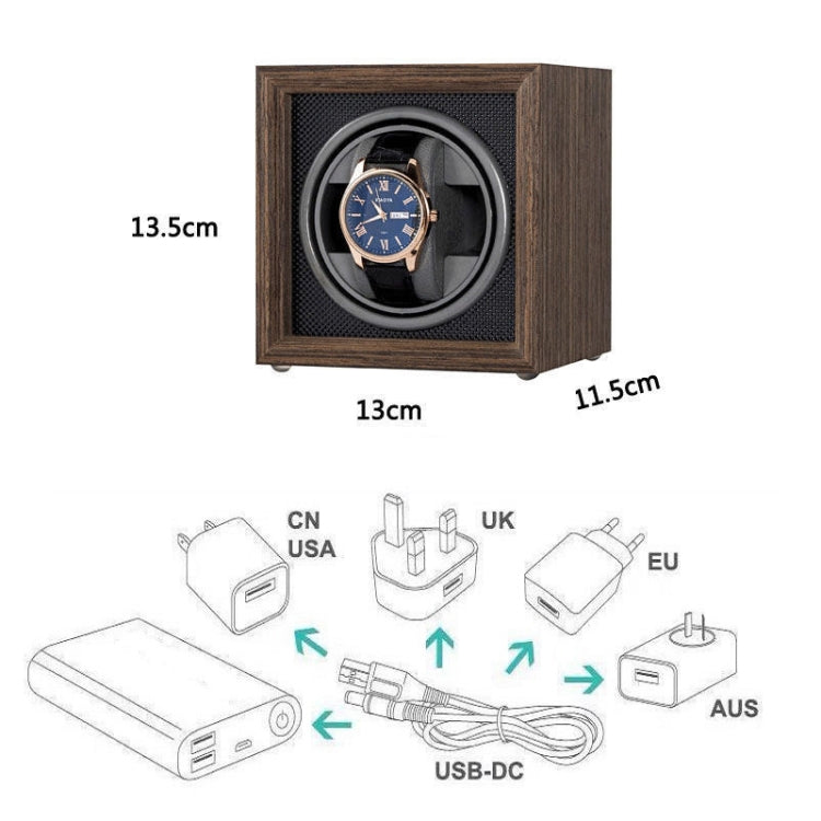 USB Automatic Mechanical Watch Shaker Watch Rotates Places Storage Box