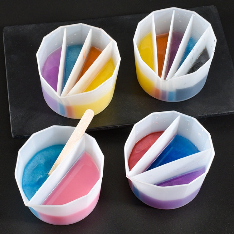 2 PCS DIY Crystal Epoxy Color Separation Cup Silicone Toning Cup, Style:-Reluova