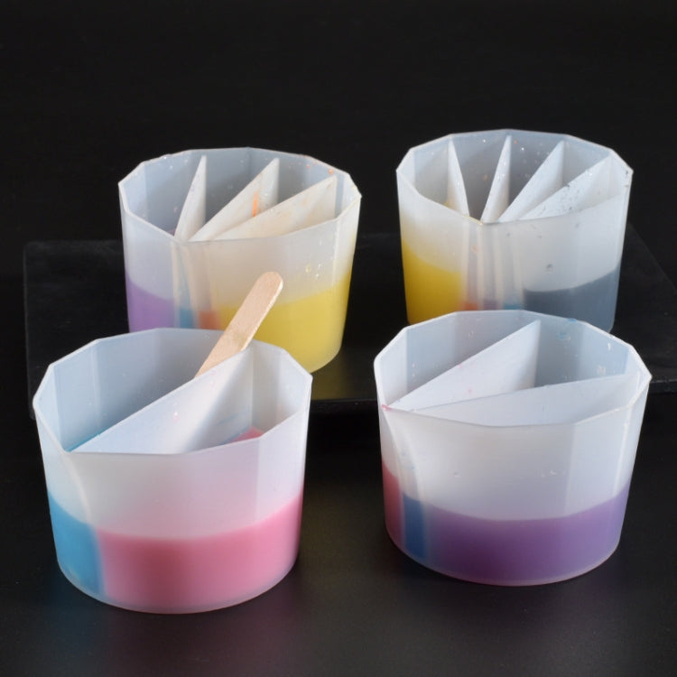 2 PCS DIY Crystal Epoxy Color Separation Cup Silicone Toning Cup, Style:-Reluova