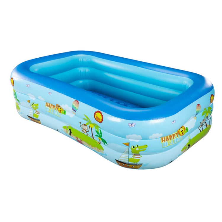 Children Adult Cartoon Inflatable Swimming Ring, Pattern: 60# Retro Striped Blue Pink Random Color