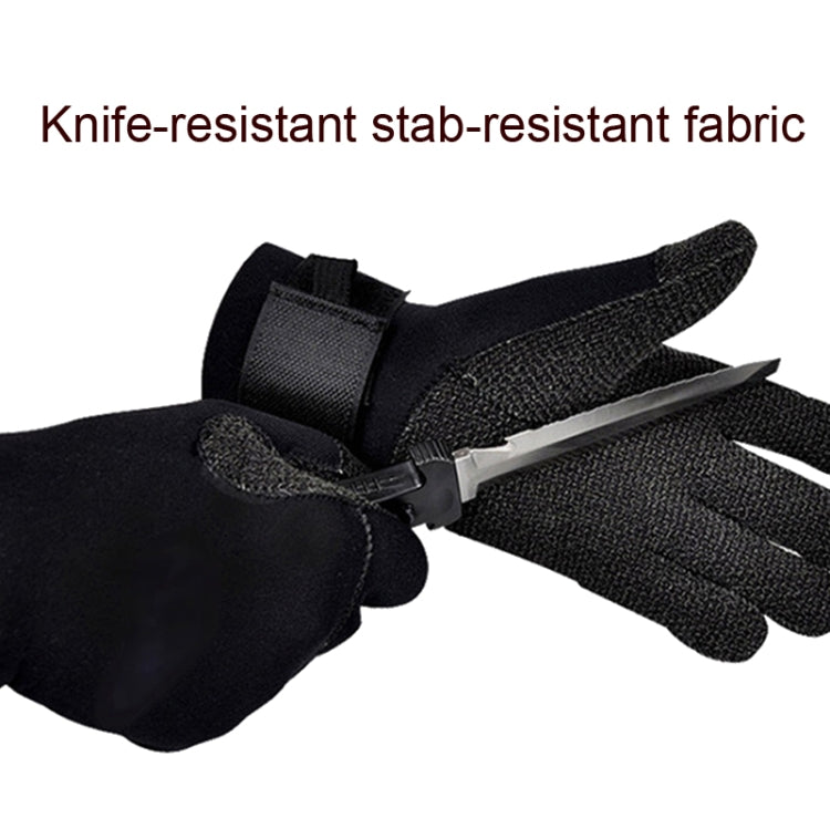 DIVESTAR 5mm Non-slip Wear-resistant Gloves Stab-resistant Diving Gloves