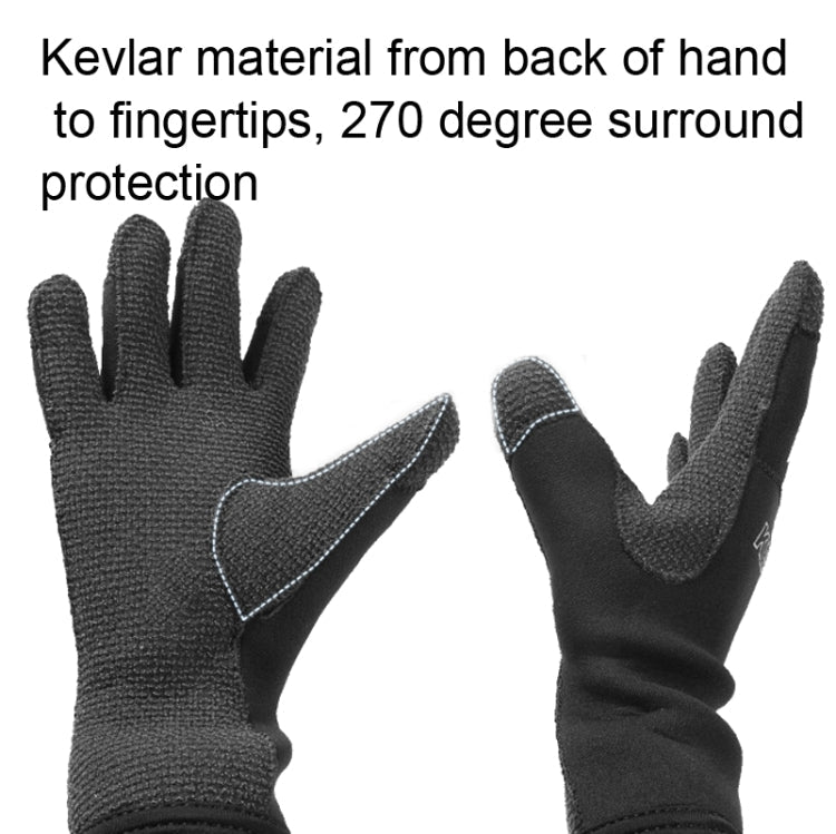 DIVESTAR 5mm Non-slip Wear-resistant Gloves Stab-resistant Diving Gloves