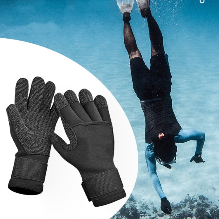 DIVESTAR 5mm Non-slip Wear-resistant Gloves Stab-resistant Diving Gloves