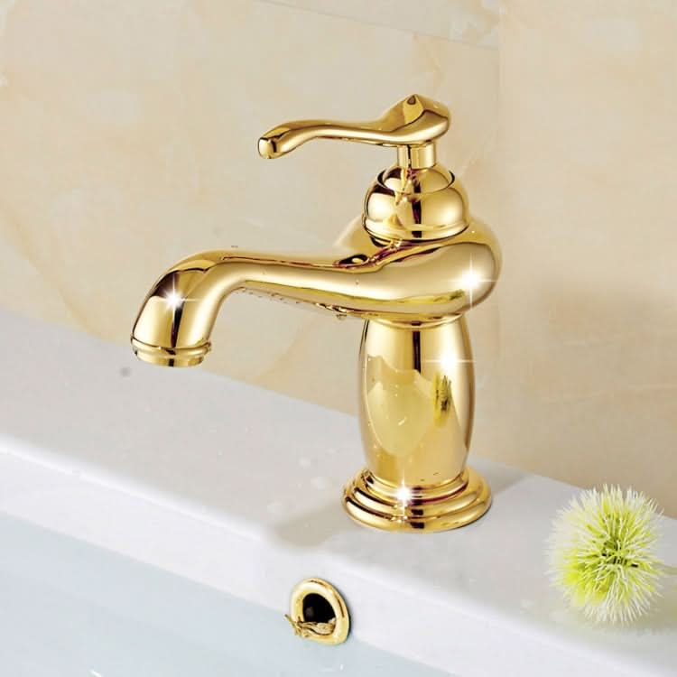 Hot And Cold Mixed Water Basin Imitation Water Faucet, Style: Reluova