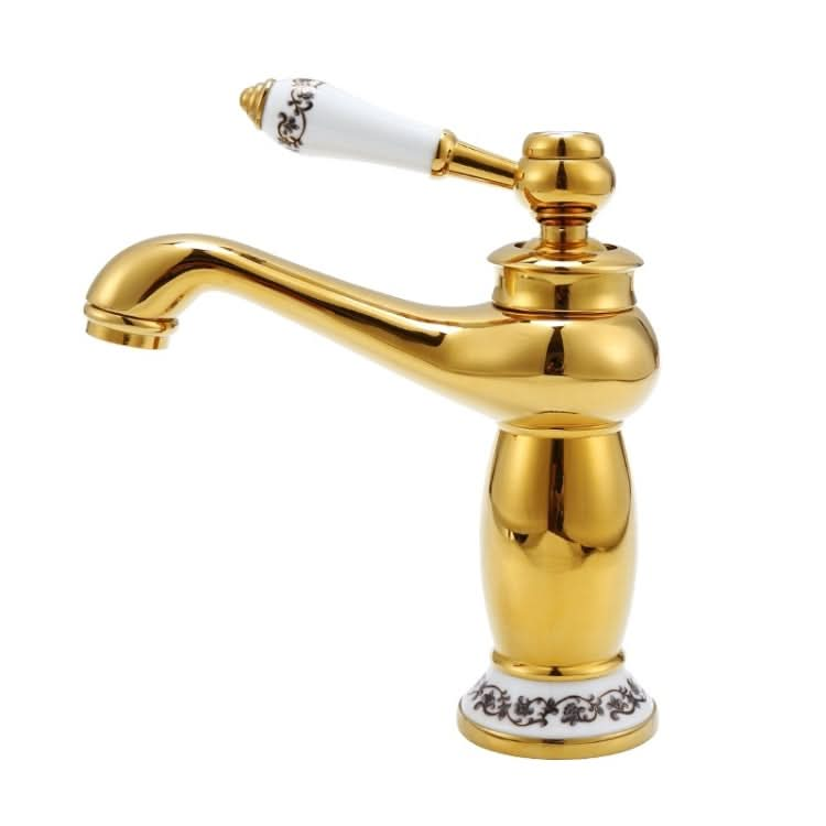 Antique Hot and Cold Bathroom Washbasin Faucet, Style: Reluova