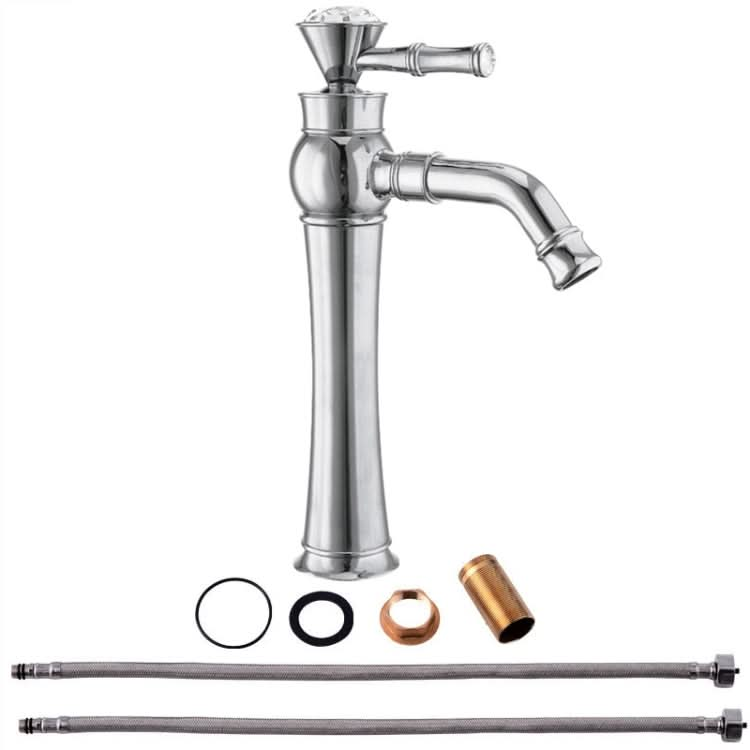 All Bronze Bathroom Basin Hot And Cold Water Faucet, Style: Reluova