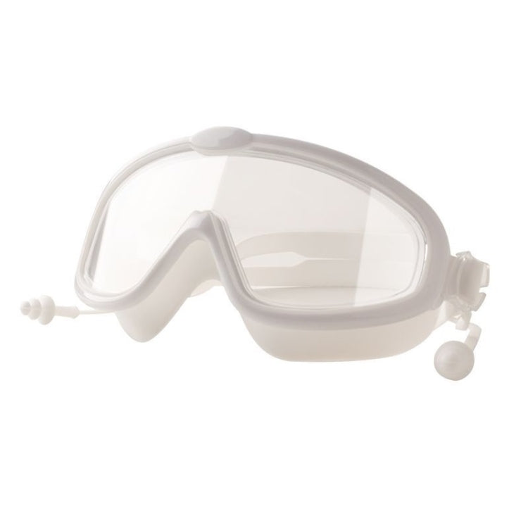 Children Anti-fog Large Frame Swimming Goggles With Conjoined Earplugs Reluova