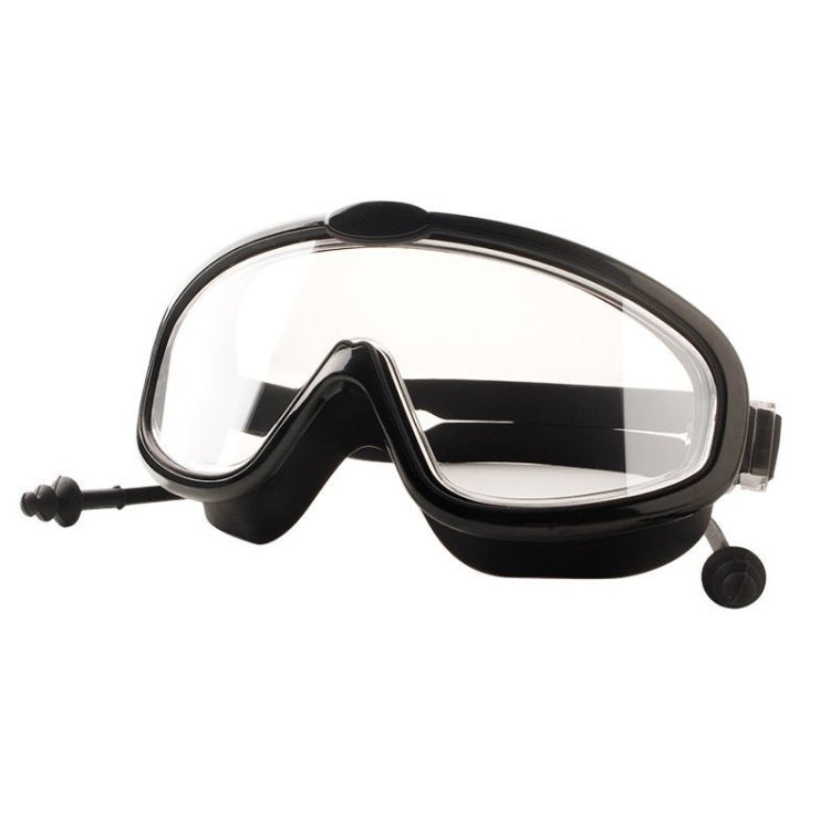 Children Anti-fog Large Frame Swimming Goggles With Conjoined Earplugs Reluova