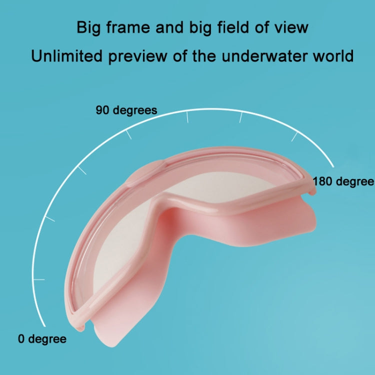 Children Anti-fog Large Frame Swimming Goggles With Conjoined Earplugs Reluova