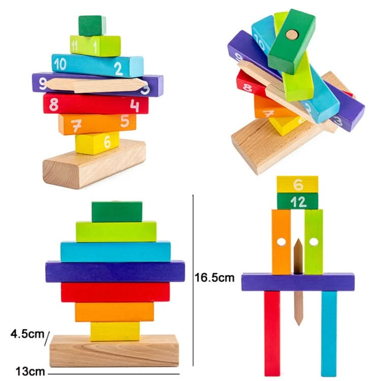 Digital Cognitive Building Blocks Learning Alarm Clock Teaching Aids Reluova