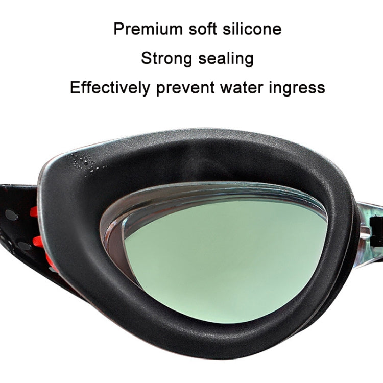 WAVE Electroplating HD Anti-fog Myopia Swimming Glasses Reluova