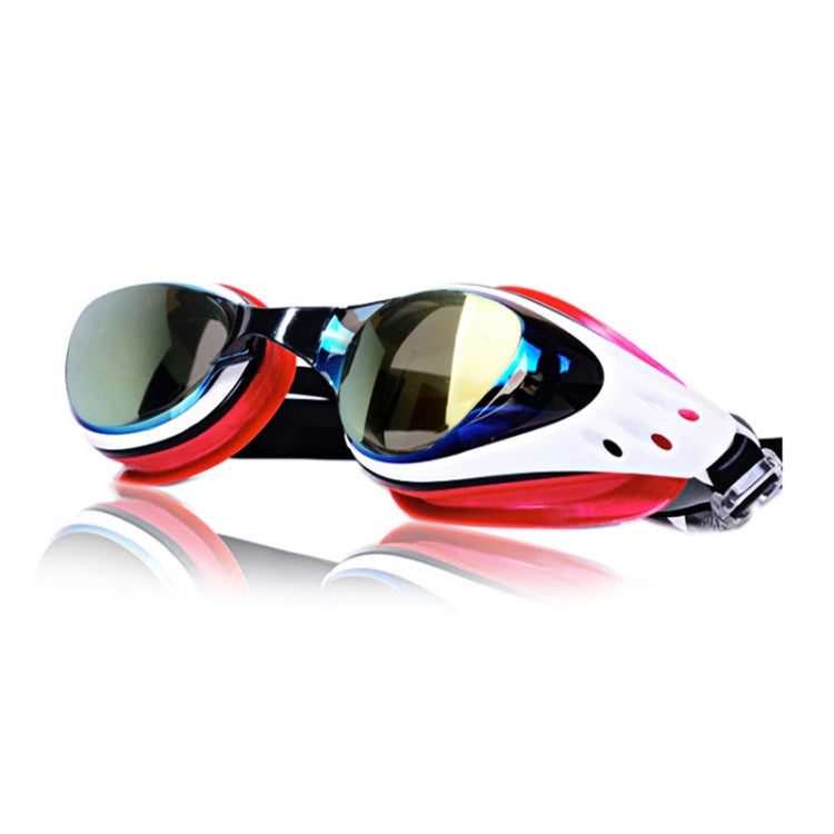 WAVE Electroplating HD Anti-fog Myopia Swimming Glasses