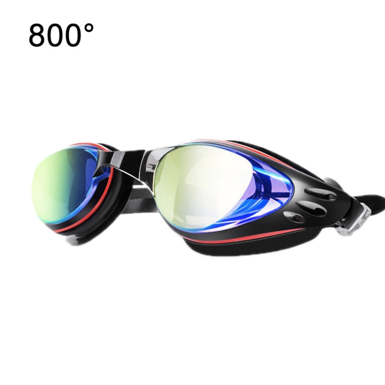 WAVE Electroplating HD Anti-fog Myopia Swimming Glasses