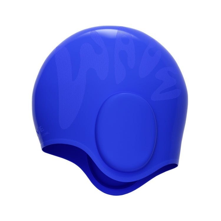 WAVE Waterproof Solid Color Ear Guard Silicone Swimming Cap Reluova