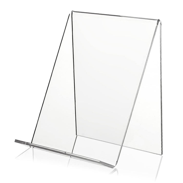 2 PCS Acrylic Display Stand Transparent Book Shelf Photo Frame Holder-Reluova