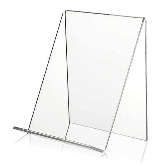 2 PCS Acrylic Display Stand Transparent Book Shelf Photo Frame Holder