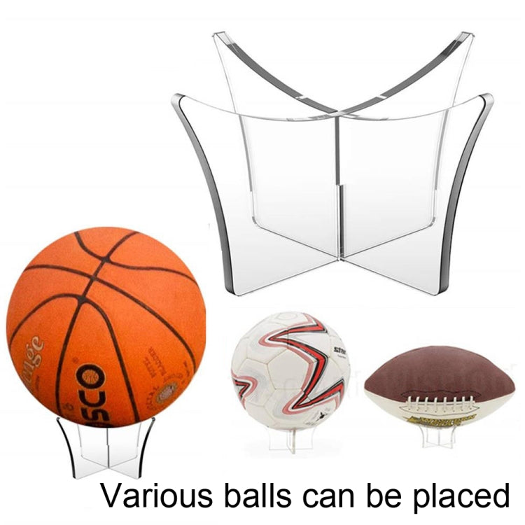 2 PCS Acrylic Ball Display Stand Transparent Display Base-Reluova