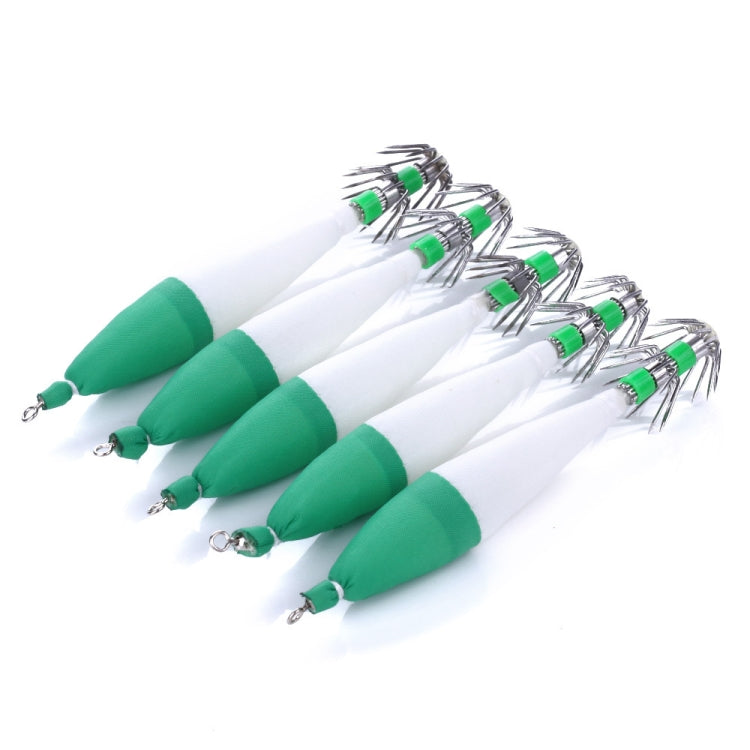 5 PCS / Bag HENGJIA SJ001 Luminous Explosion Squid Hook Deep Sea Fishing Fake Bait-Reluova