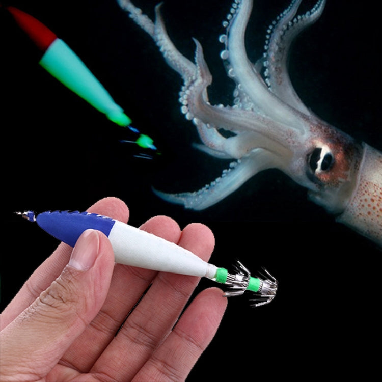 5 PCS / Bag HENGJIA SJ001 Luminous Explosion Squid Hook Deep Sea Fishing Fake Bait