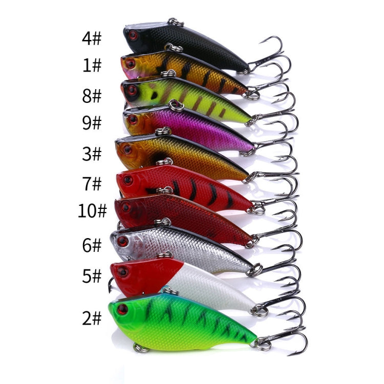 HENGJIA VI022 10g 6cm Plastic VIB Lure Hard Bait With Sound Beads Reluova