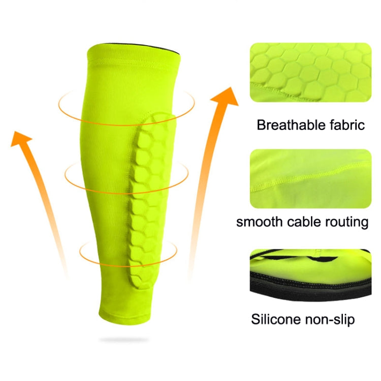 Sports Outdoor Basketball Ride Honeycomb Anti -Collision Leg Protection