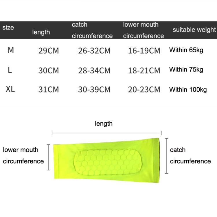 Sports Outdoor Basketball Ride Honeycomb Anti -Collision Leg Protection Reluova