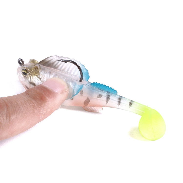 4 PCS HENGJIA SO062 Defense Bottom Tail 14g Jumping Fish Luya Soft Bait