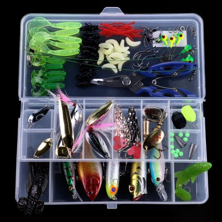 HENGJIA Sea Bass Fake Soft Bait Fishing Gear Accessories Freshwater Bait