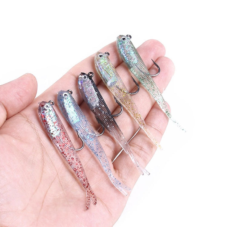 10 PCS HENGJIA 7cm 5g Fork Tail Pack Fish Sea Fishing Tools Luya Bait