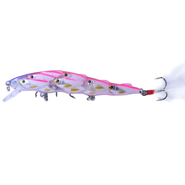 HENGJIA MI113 11.5cm 15.7g Sea Fishing Crank Lure Swing With Feather Hook