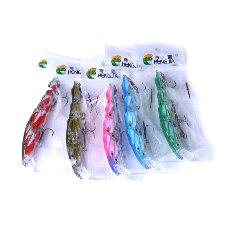 HENGJIA MI113 11.5cm 15.7g Sea Fishing Crank Lure Swing With Feather Hook