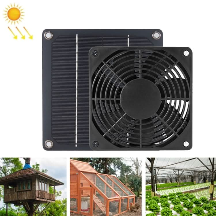 3W High Speed and Long Life Outdoor Solar Pet Exhaust Fan-Reluova