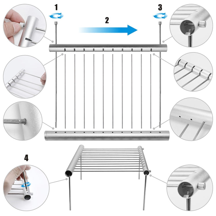 Outdoor Portable Mini Barbecue Rack Reluova