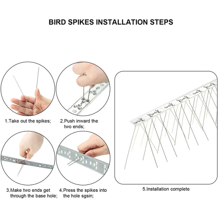 Stainless Steel Bird Repellent Thorn Anti-cat Thorn Bird Device My Store