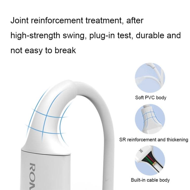 ROMOSS CB251V 3.5A USB To 8 Pin+Type-C+Micro USB 3 In 1 Charging Cable, Length: