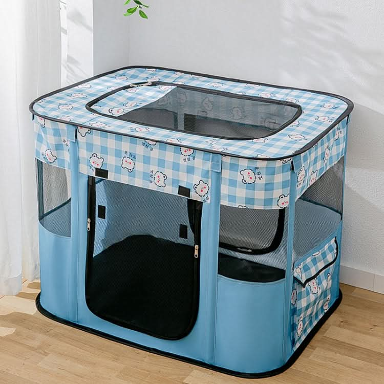 Rectangular Foldable Pet Fence Dog and Cat Litter Pet Delivery Room - Reluova