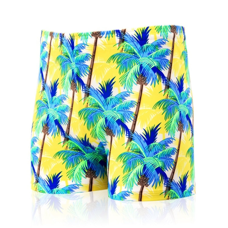 Men Fashion Print Anti Embarrassing Loose Boxer Swim Shorts