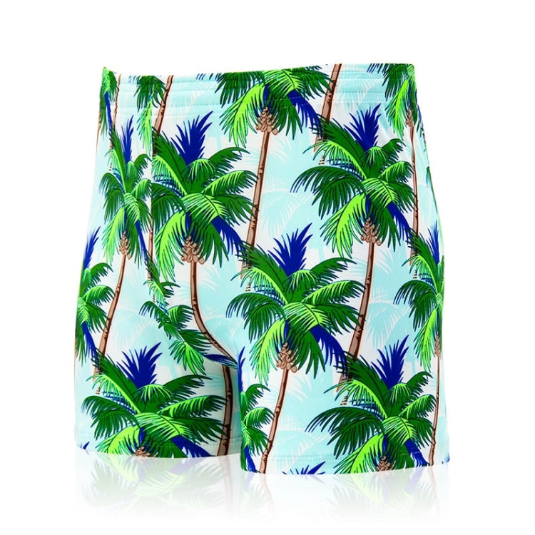 Men Fashion Print Anti Embarrassing Loose Boxer Swim Shorts